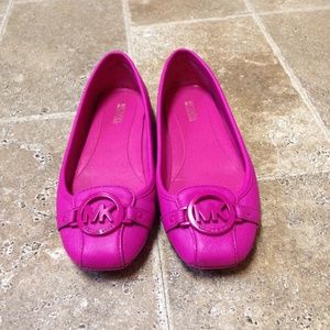 Michael Kors Fuschia Fulton Flats